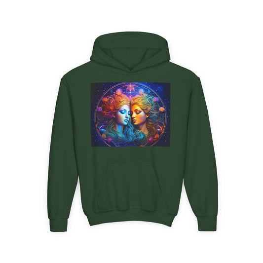 Gemini Youth Hoodie - Heavy Blend Sweatshirt