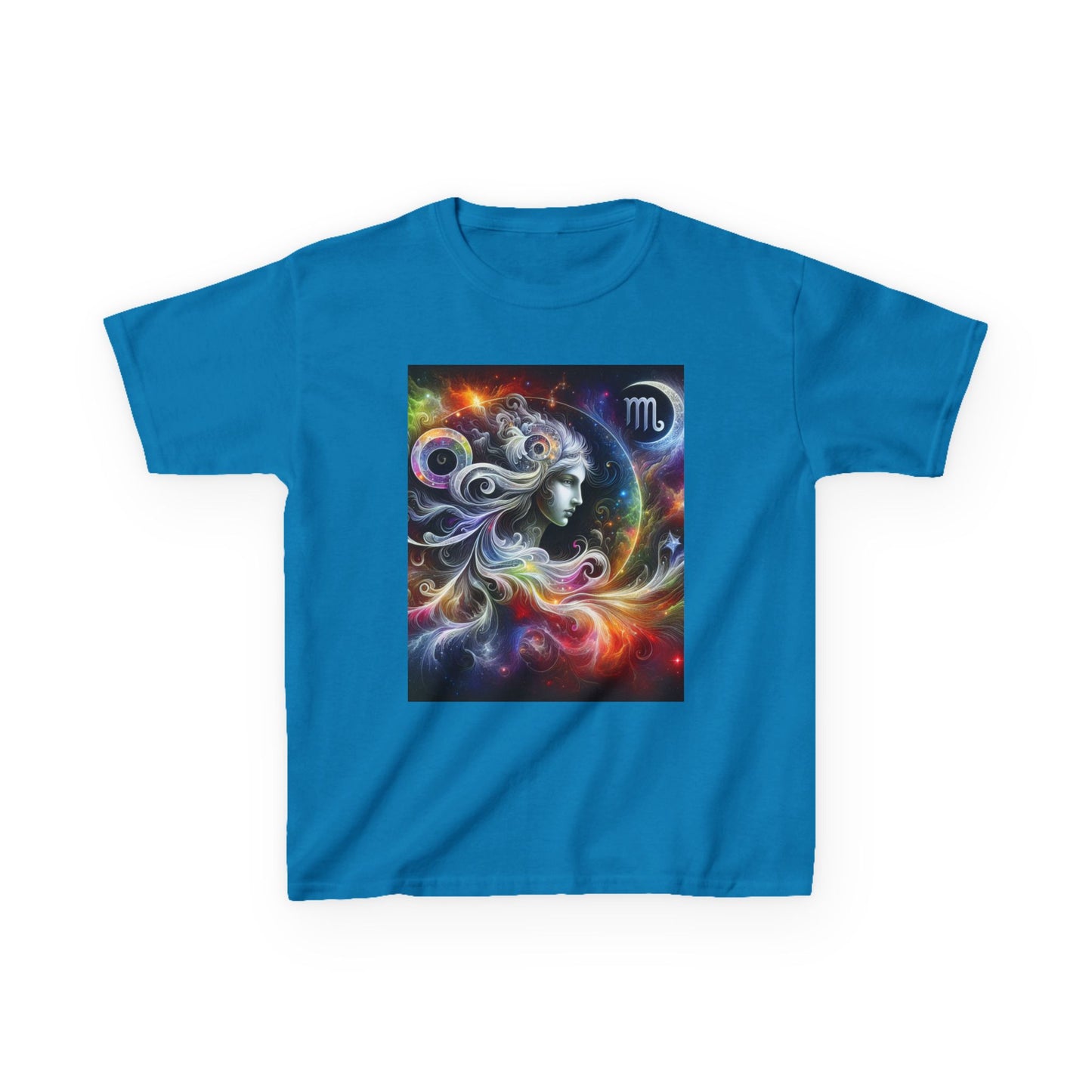 Virgo Horoscope Kids Tee - Cosmic Zodiac T-Shirt for Astrology Lovers, Birthday Gift, Everyday Wear, Reference Guide, Unique Design