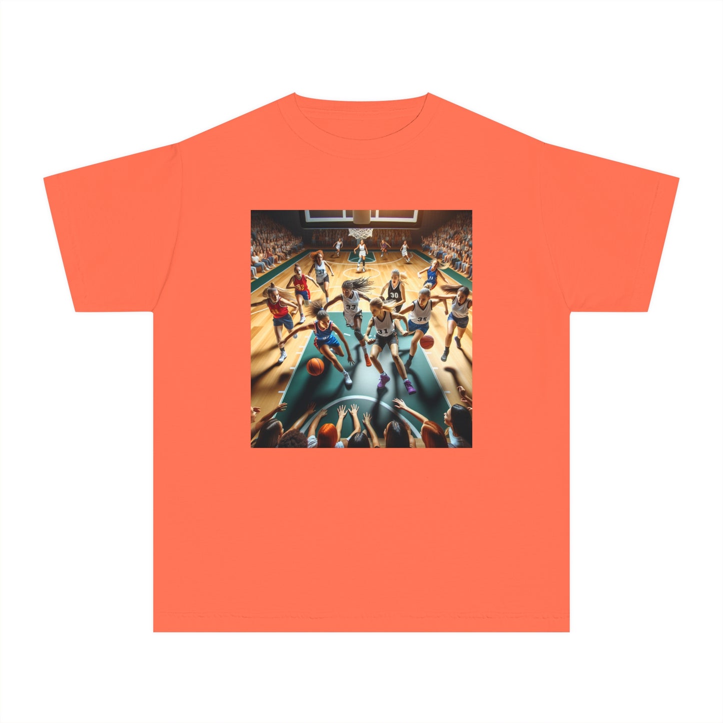 Basketball Youth Midweight Tee