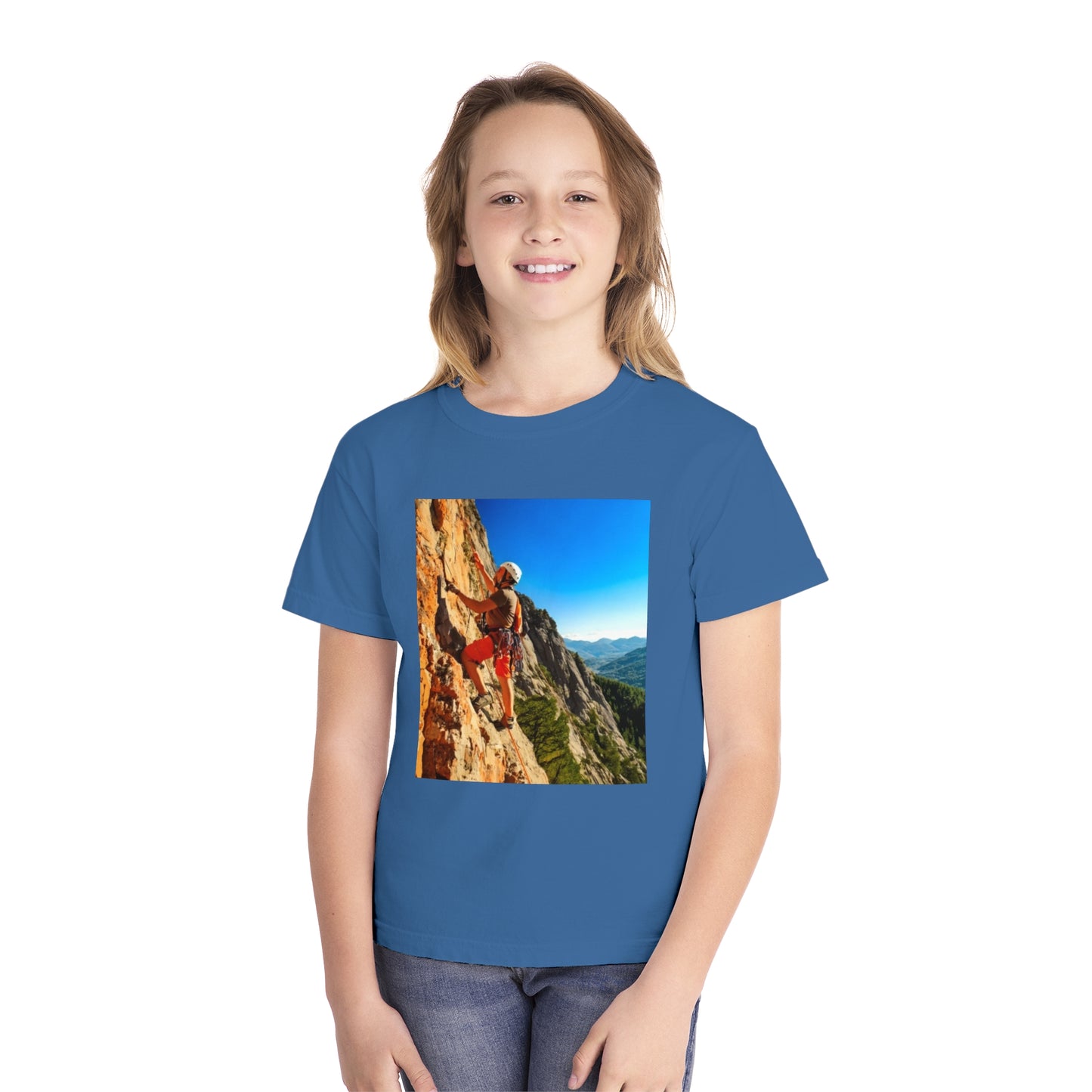 Rock Climbing Youth Midweight Tee