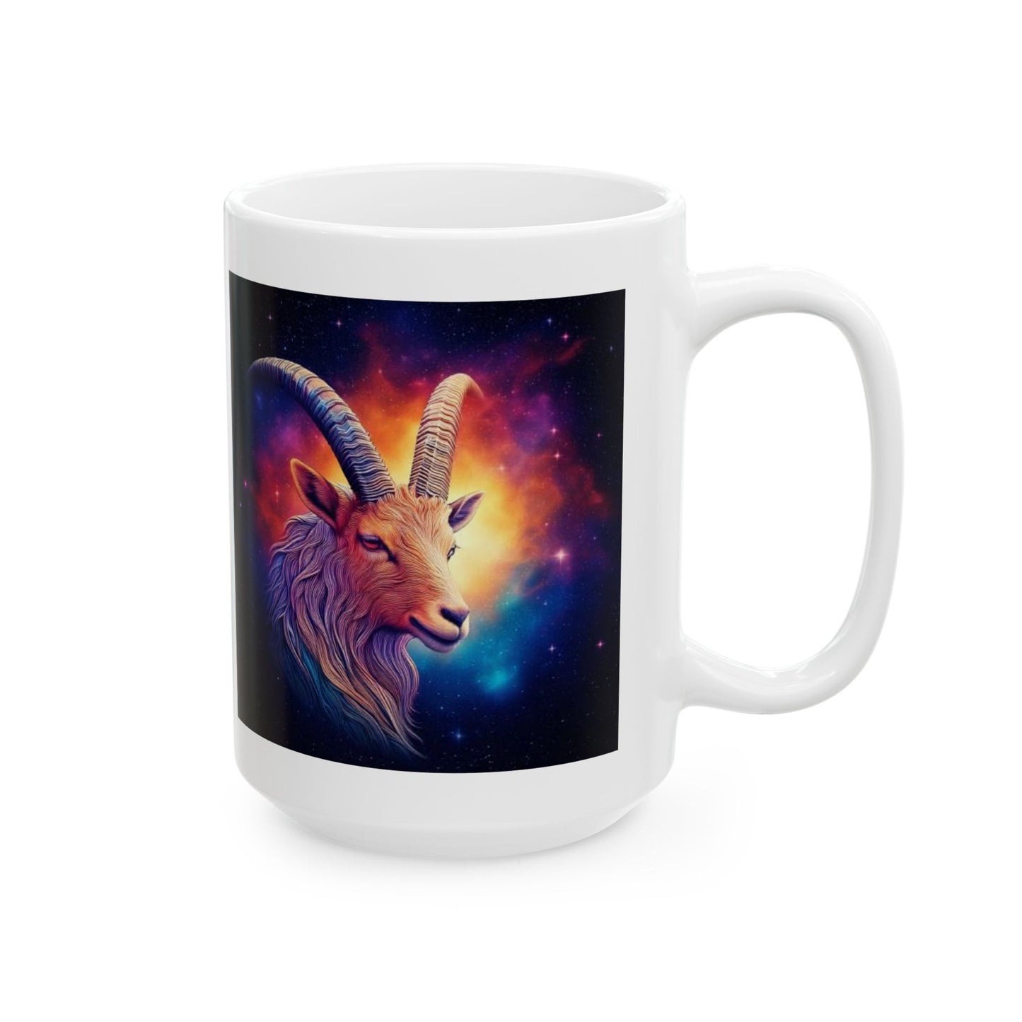 Capricorn Zodiac Ceramic Mug, Astrology Coffee Cup, Horoscope Drinkware for Capricorn Lovers, December/January Birthday Gift,