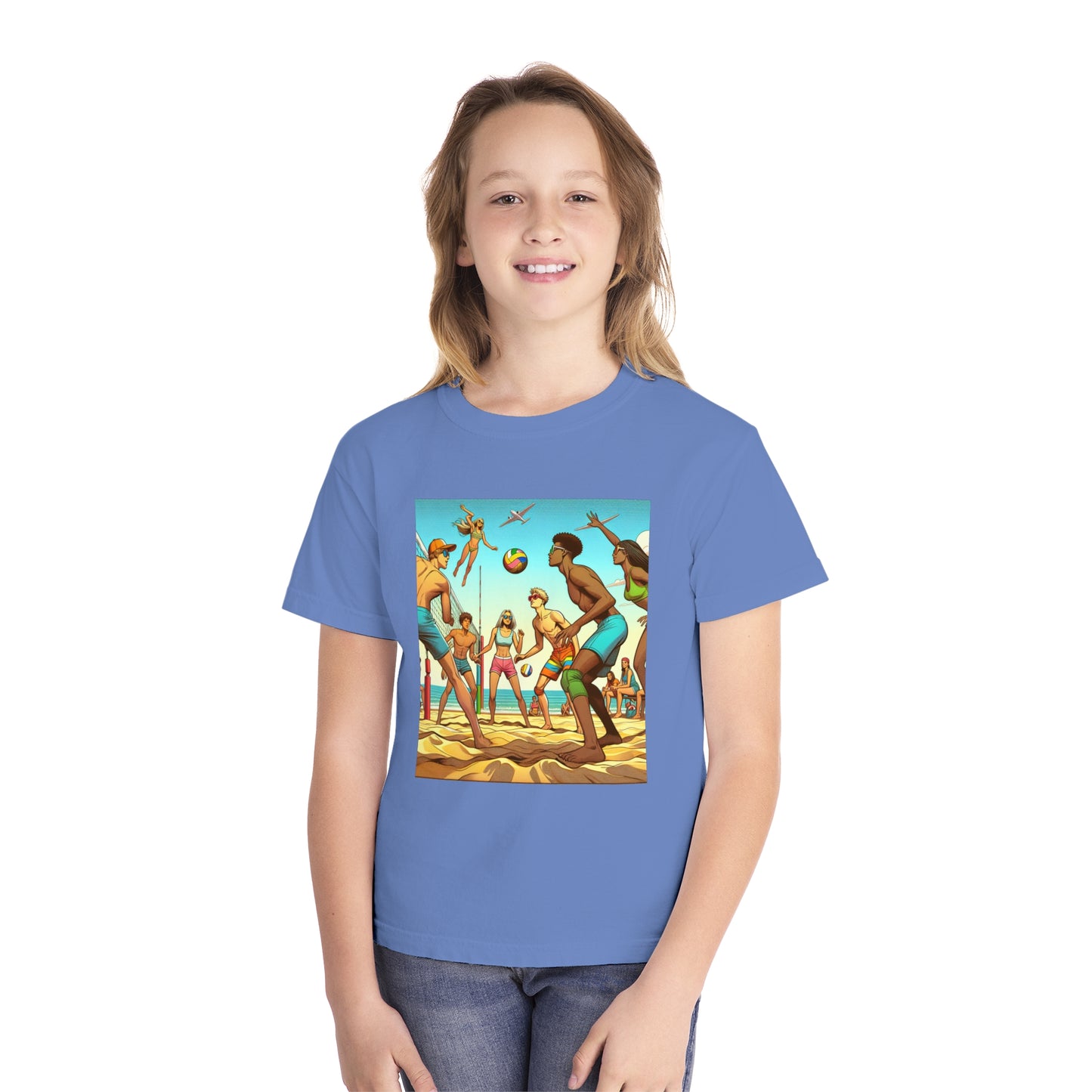 Volleyball Youth Midweight Tee