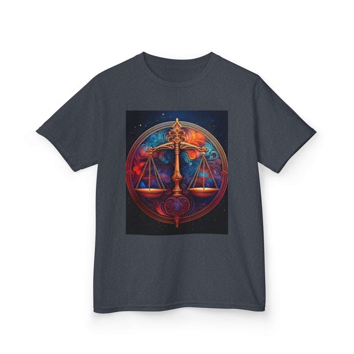 Libra Horoscope Kids Tee - Cosmic Zodiac T-Shirt for Astrology Lovers, Birthday Gift, Everyday Wear, Reference Guide, Unique Design