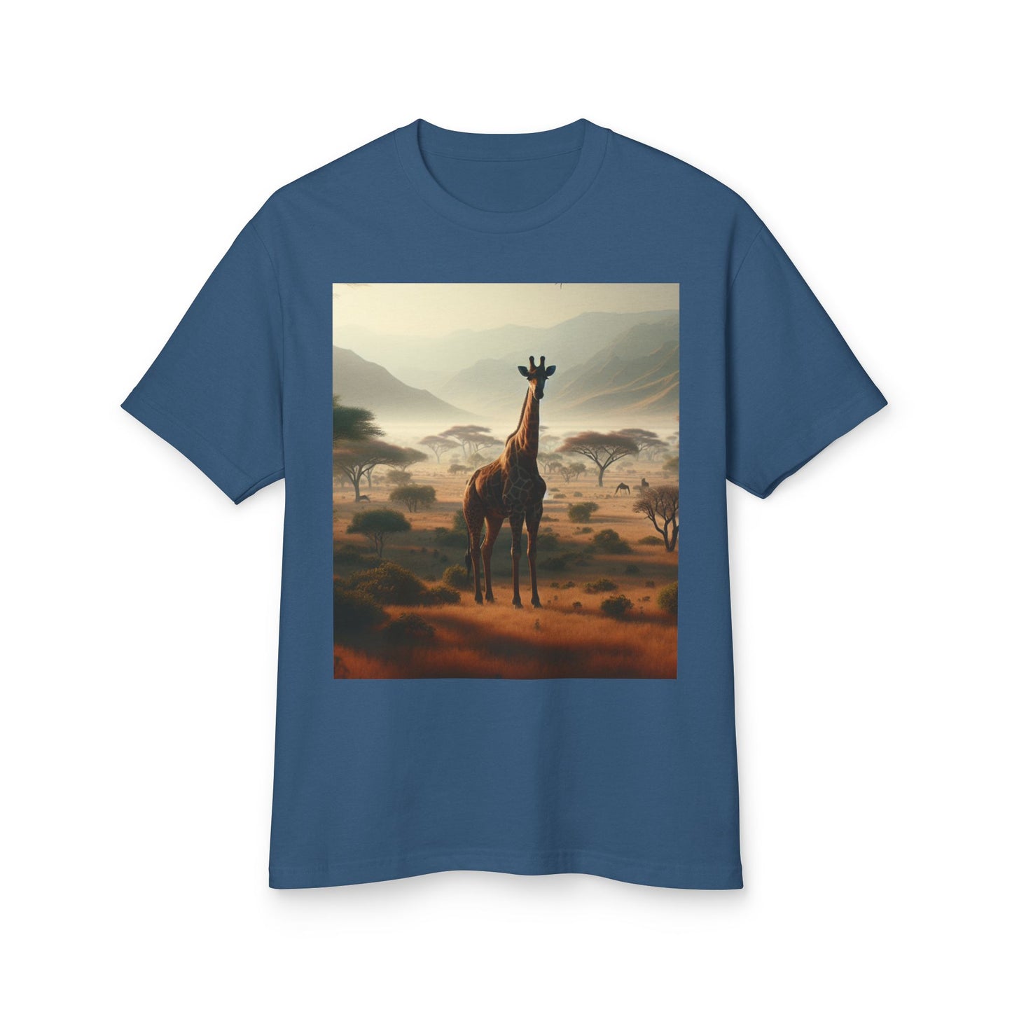 Giraffes Heavyweight Tee - Unisex Garment-Dyed Shirt