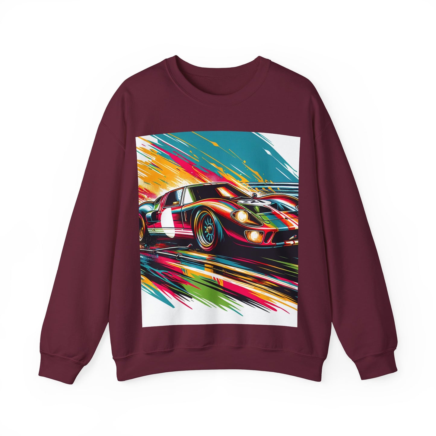 Race Car Crewneck Sweatshirt | Racing Apparel, Unisex Sweatshirt, Nascar Gift, Motorsports Clothing, Car Enthusiasts Sweatshirt