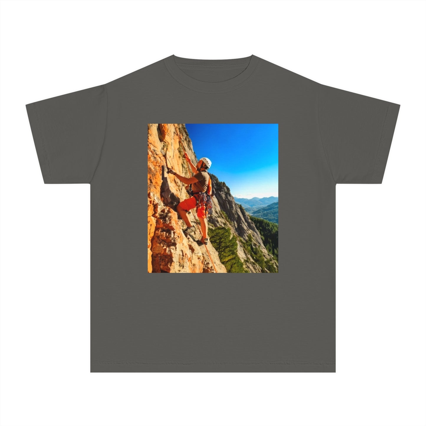 Rock Climbing Youth Midweight Tee