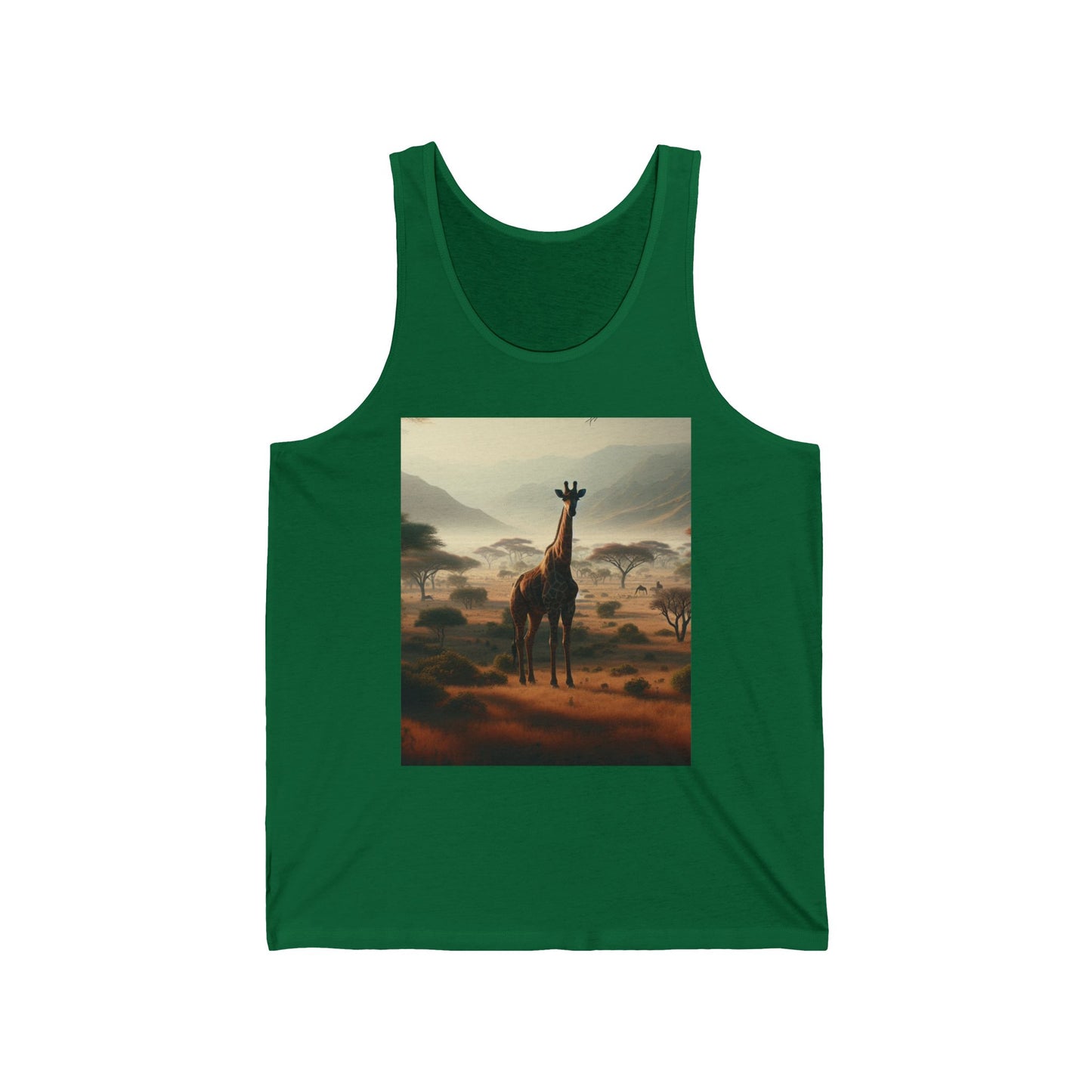 Giraffes Unisex Jersey Tank Top - Perfect for Festivals & Casual Wear