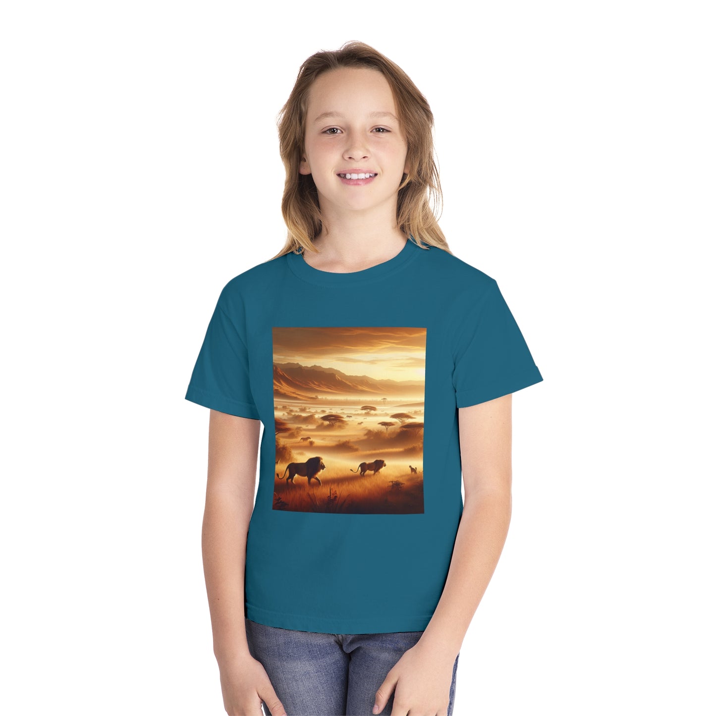 Lions Youth Midweight Tee