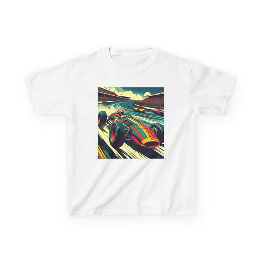 Vintage F1 Kids Tee, Birthday Gift, Everyday Wear, Reference Guide, Unique Design