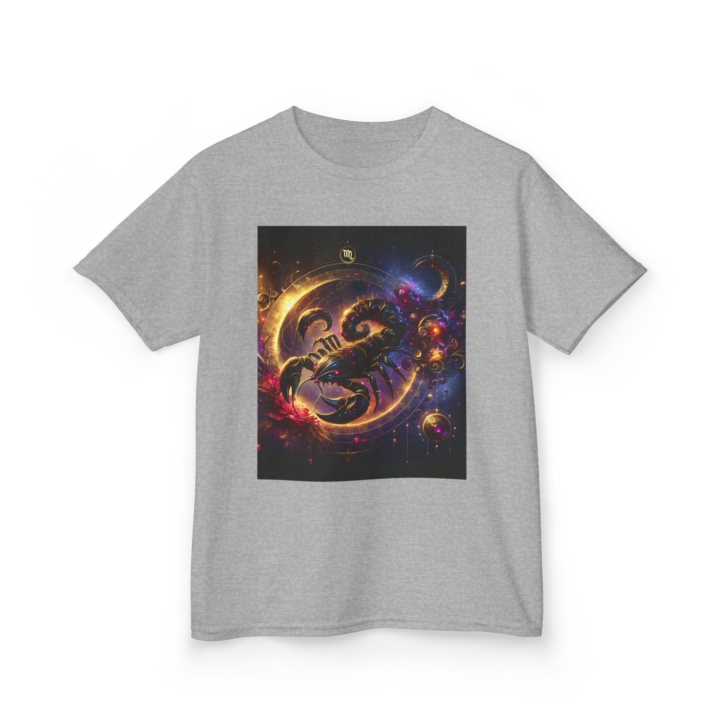 Scorpio  Horoscope Kids Tee - Cosmic Zodiac T-Shirt for Astrology Lovers, Birthday Gift, Everyday Wear, Reference Guide, Unique Design