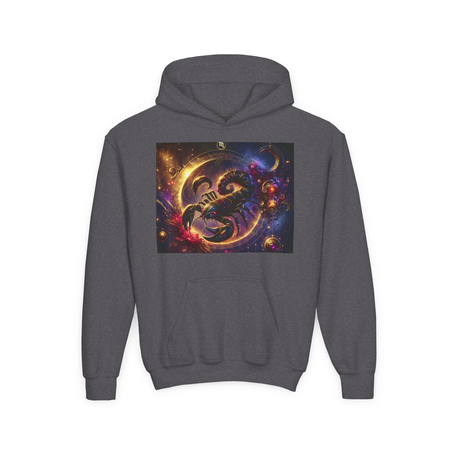 Scorpio Youth Hoodie - Heavy Blend Sweatshirt