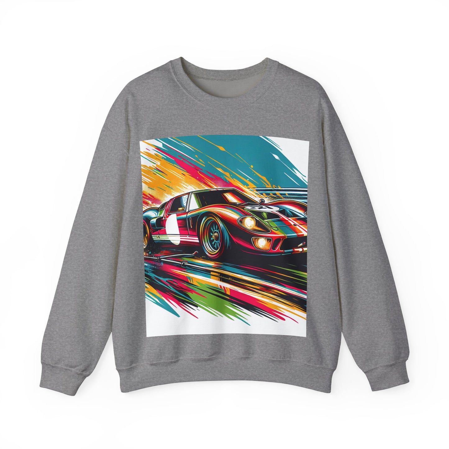 Race Car Crewneck Sweatshirt | Racing Apparel, Unisex Sweatshirt, Nascar Gift, Motorsports Clothing, Car Enthusiasts Sweatshirt
