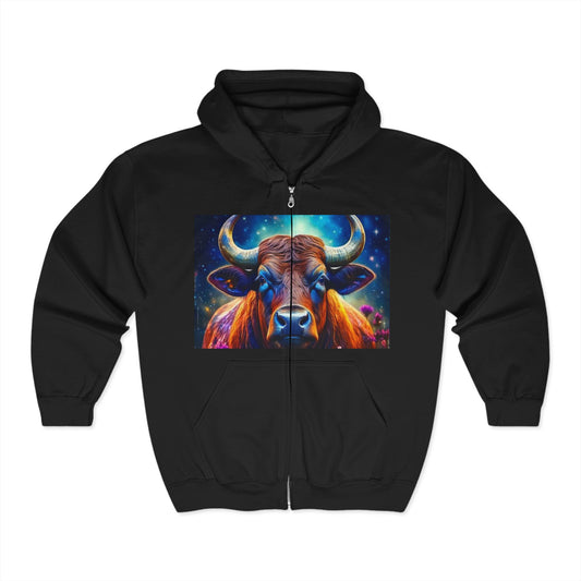 Taurus Unisex Heavy Blend™ Full Zip Hooded Sweatshirt