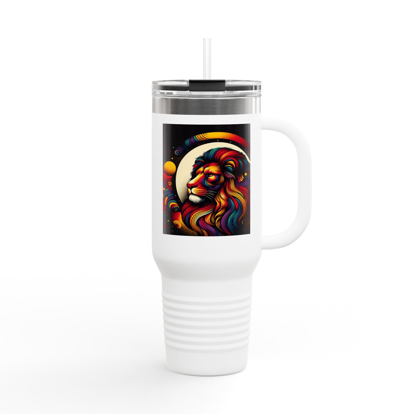Leo Insulated Travel Mug, 40oz, Perfect for Zodiac Fans, Coffee, Tea, Water