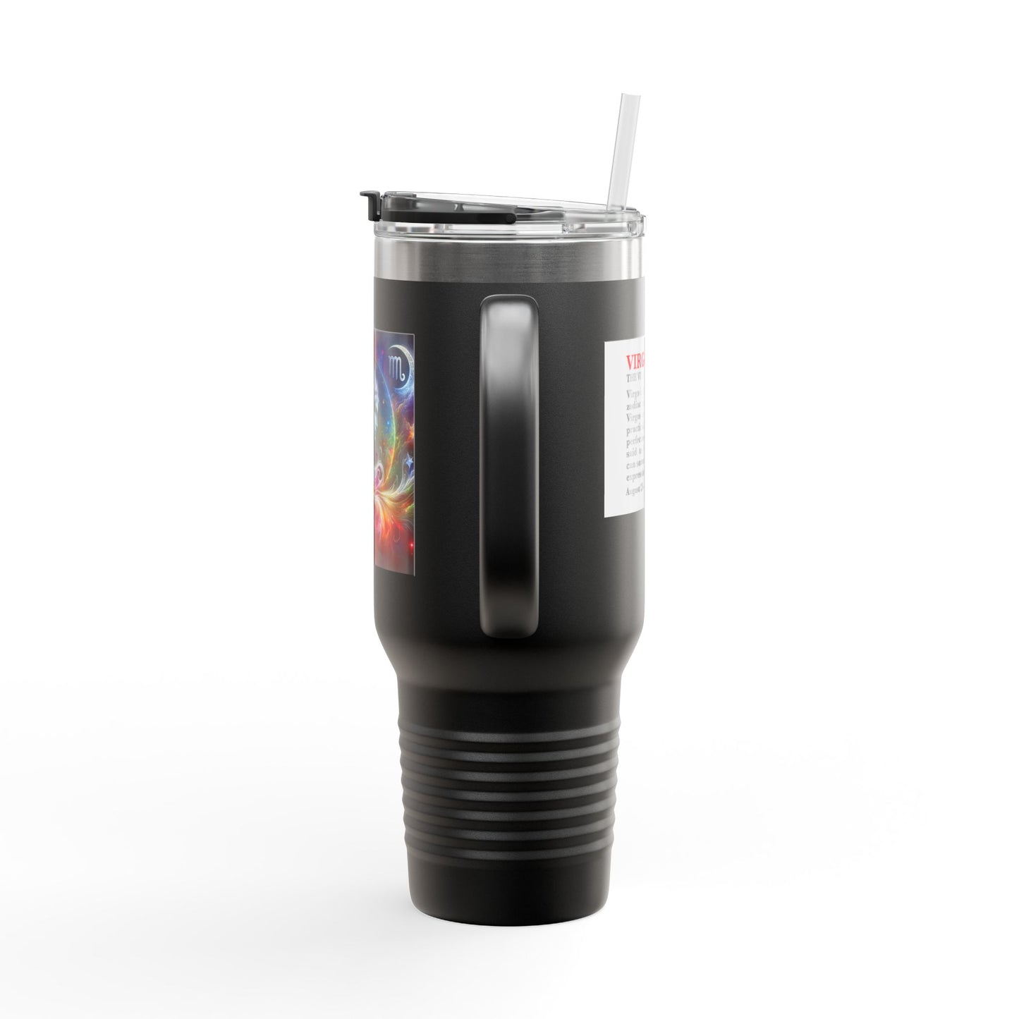 Virgo Insulated Travel Mug, 40oz, Perfect for Zodiac Fans, Coffee, Tea, Water