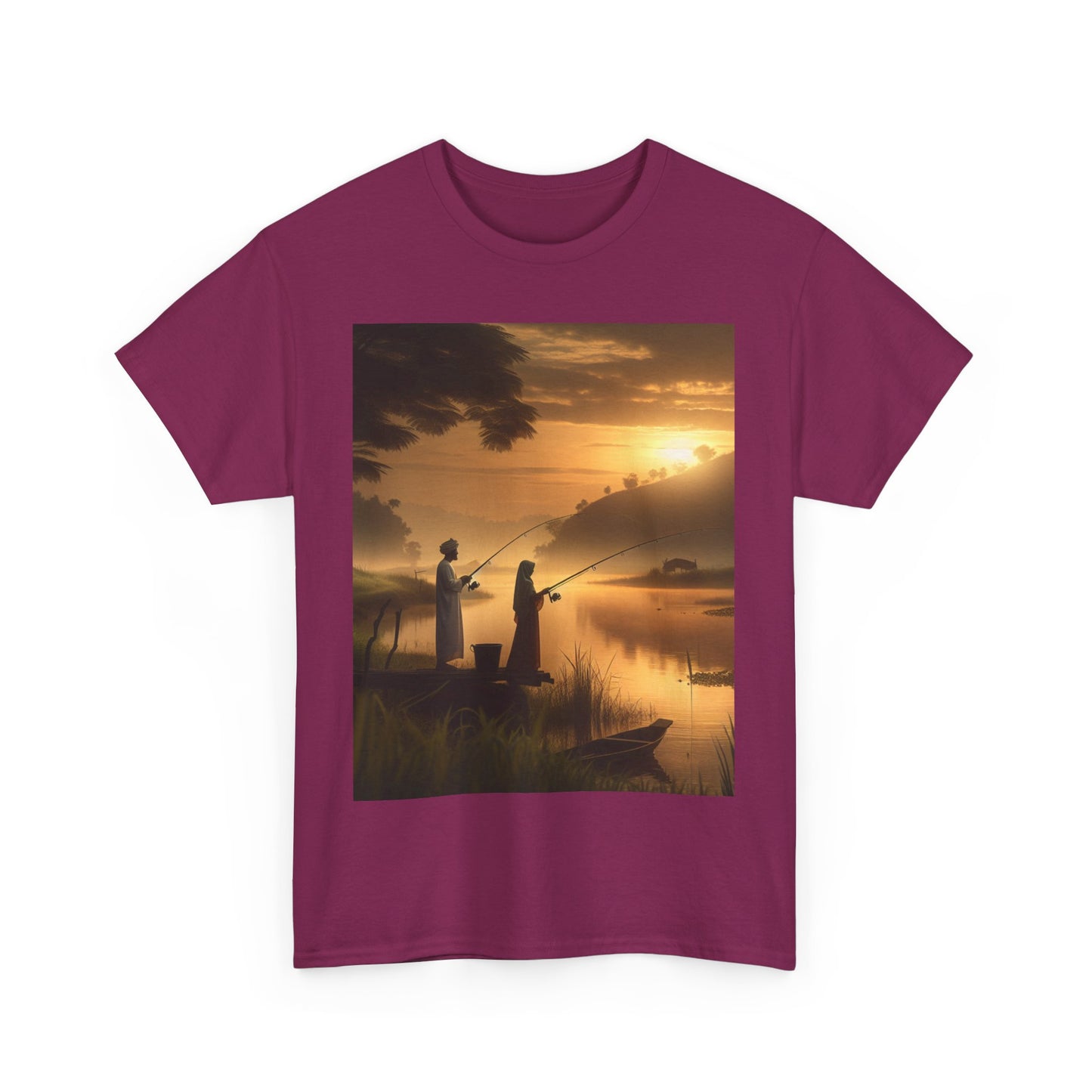 Fishing Women's Heavy Cotton Tee