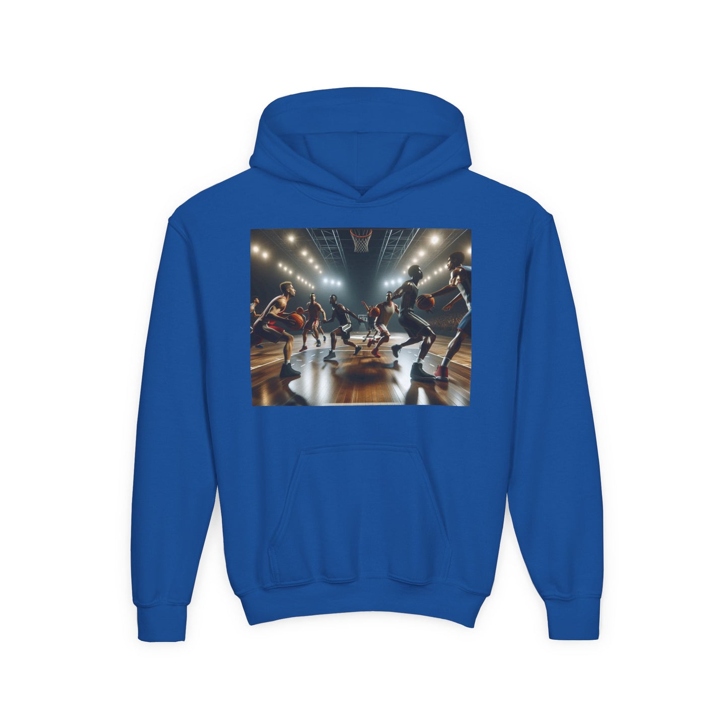 Basketball Youth Hoodie - Heavy Blend Sweatshirt