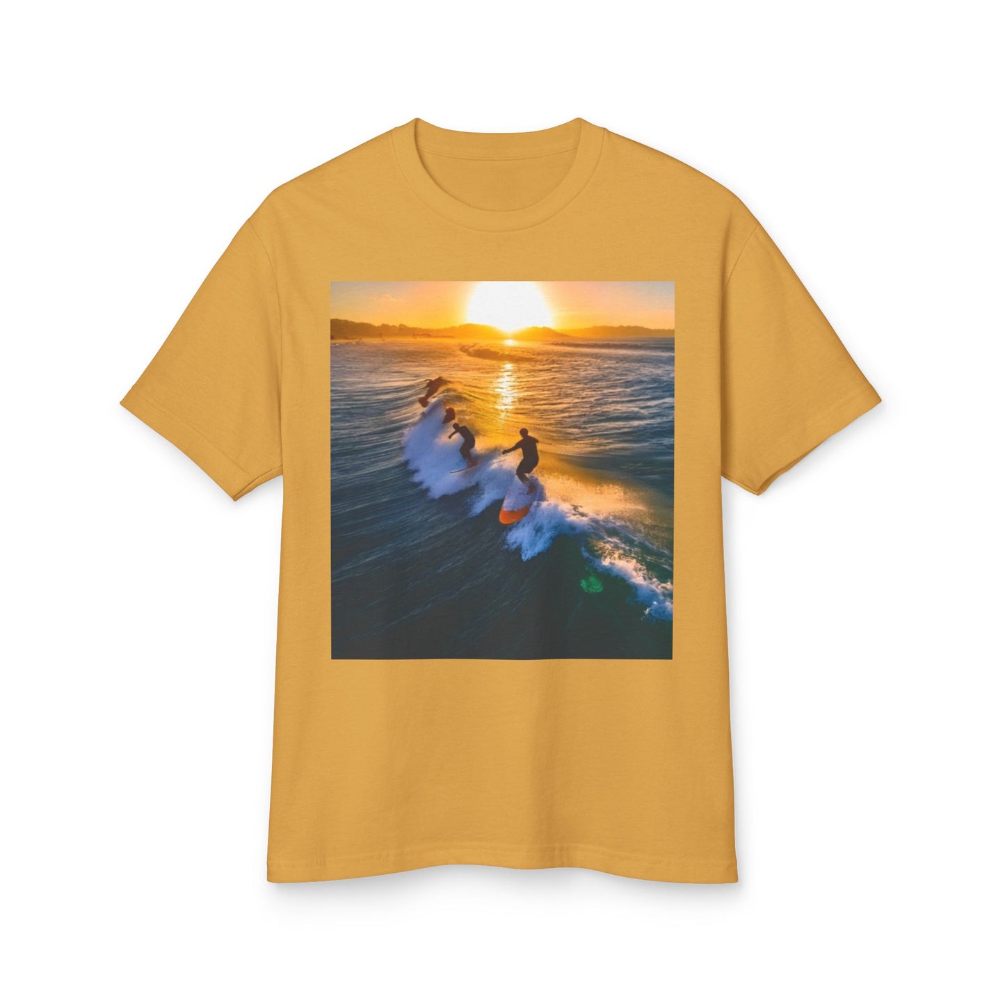 Surfing Heavyweight Tee - Unisex Garment-Dyed Shirt