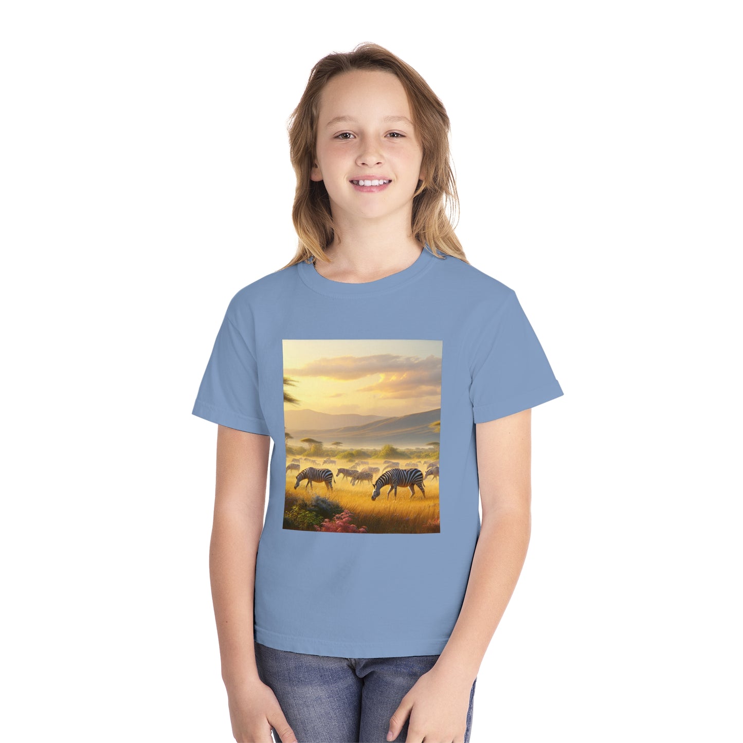 Zebras Youth Midweight Tee