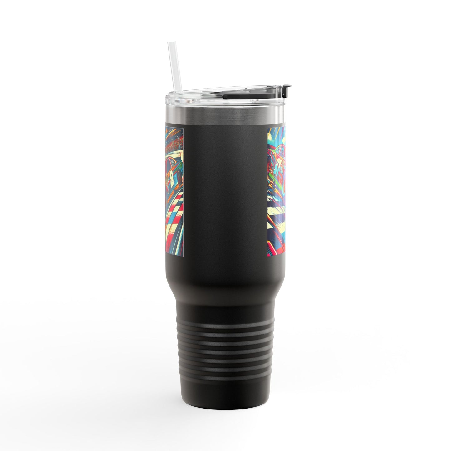 Vintage F1 Insulated Travel Mug, 40oz, Perfect for Fans, Sports Events, Coffee, Tea, Water
