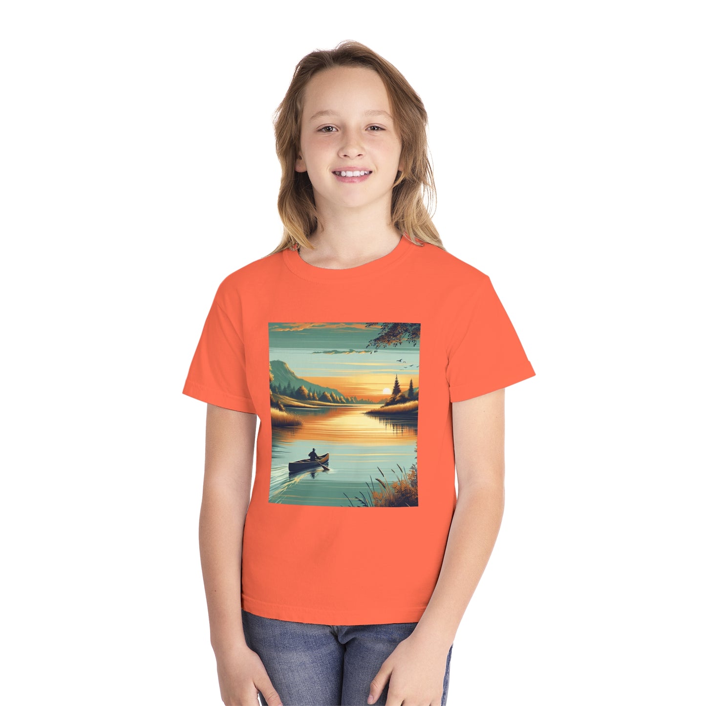Canoeing Youth Midweight Tee