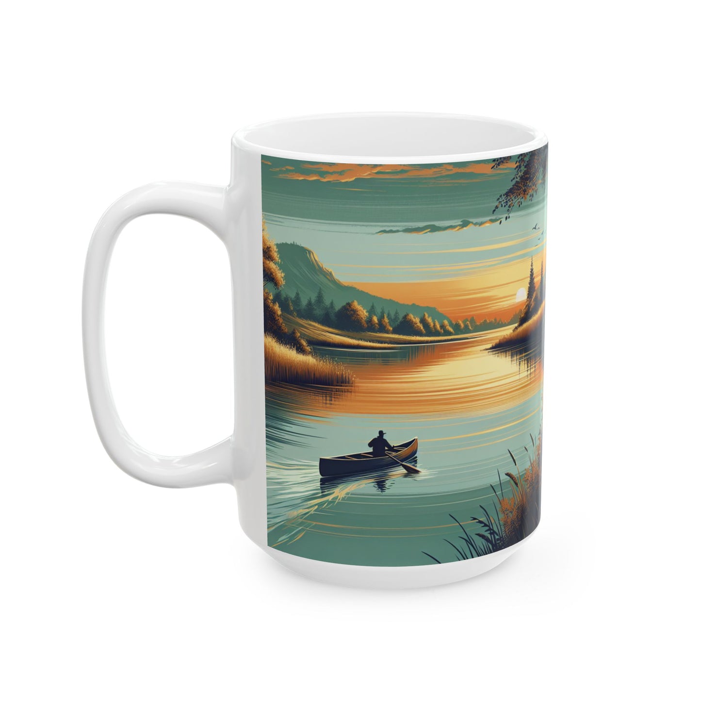 Canoeing Ceramic Mug