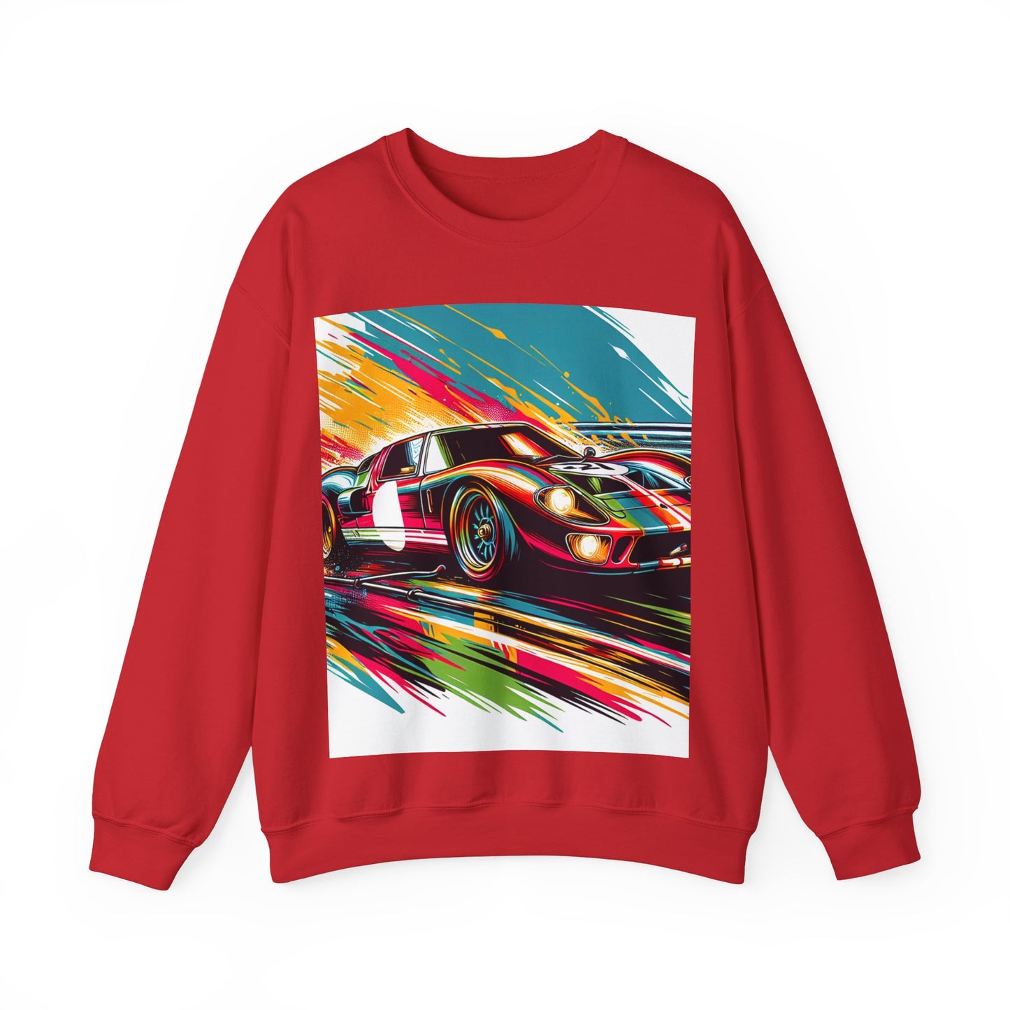 Race Car Crewneck Sweatshirt | Racing Apparel, Unisex Sweatshirt, Nascar Gift, Motorsports Clothing, Car Enthusiasts Sweatshirt