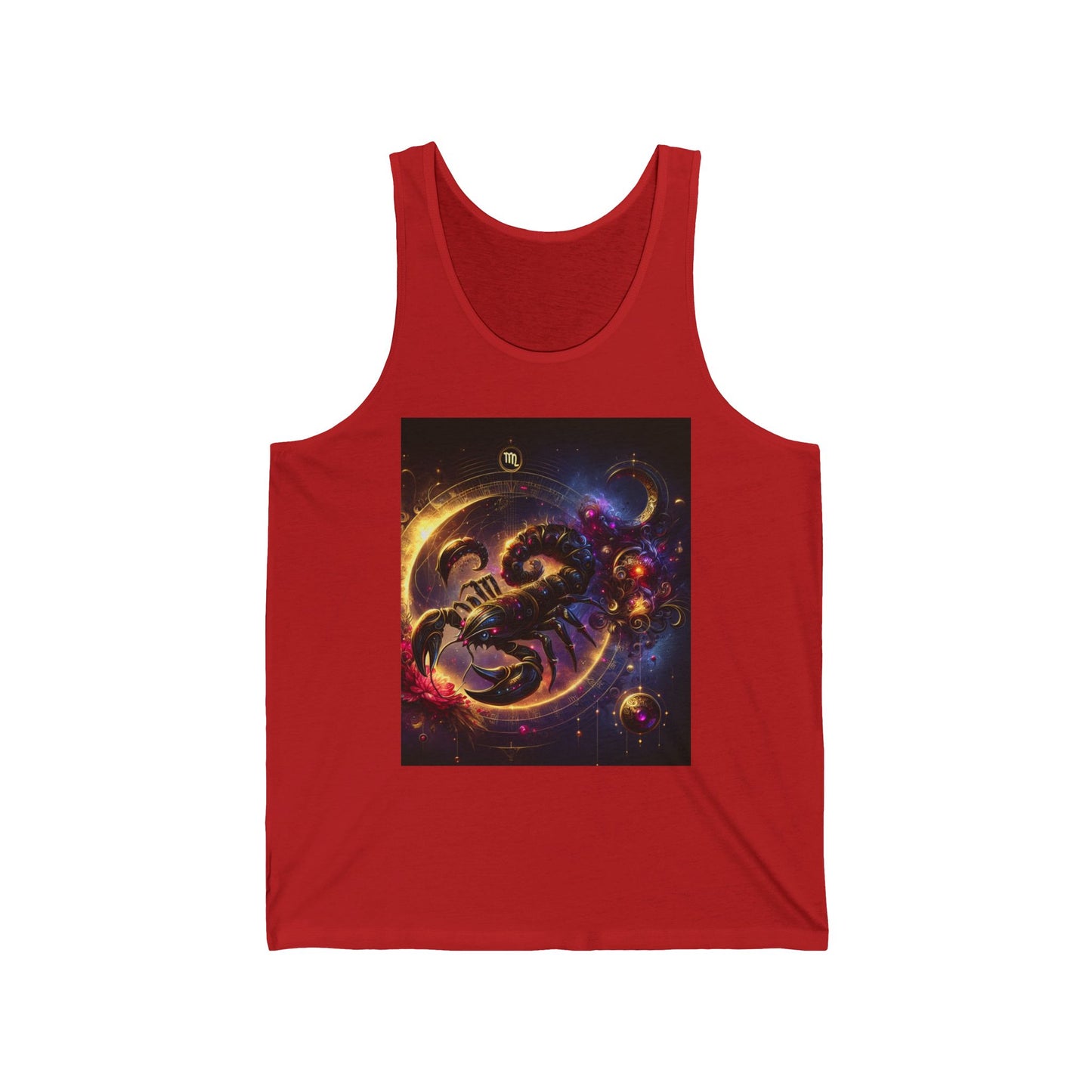 Scorpio Unisex Jersey Tank Top - Perfect for Festivals & Casual Wear