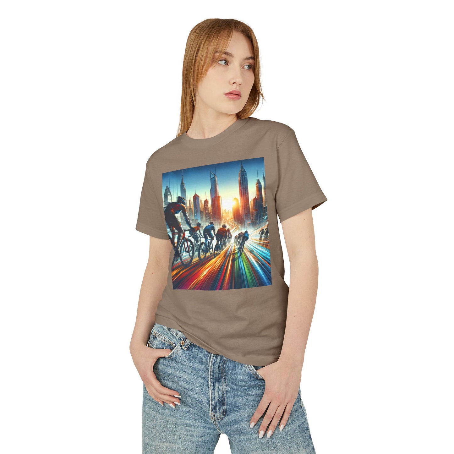 Cycling Heavyweight Tee - Unisex Garment-Dyed Shirt