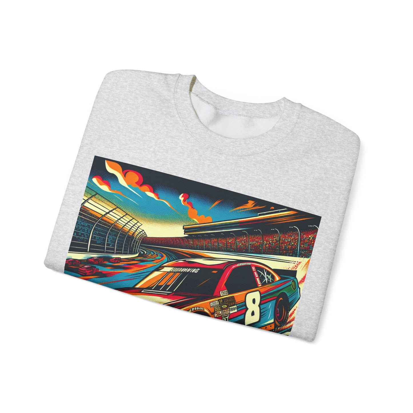 Race Car Crewneck Sweatshirt | Racing Apparel, Unisex Sweatshirt, Nascar Gift, Motorsports Clothing, Car Enthusiasts Sweatshirt