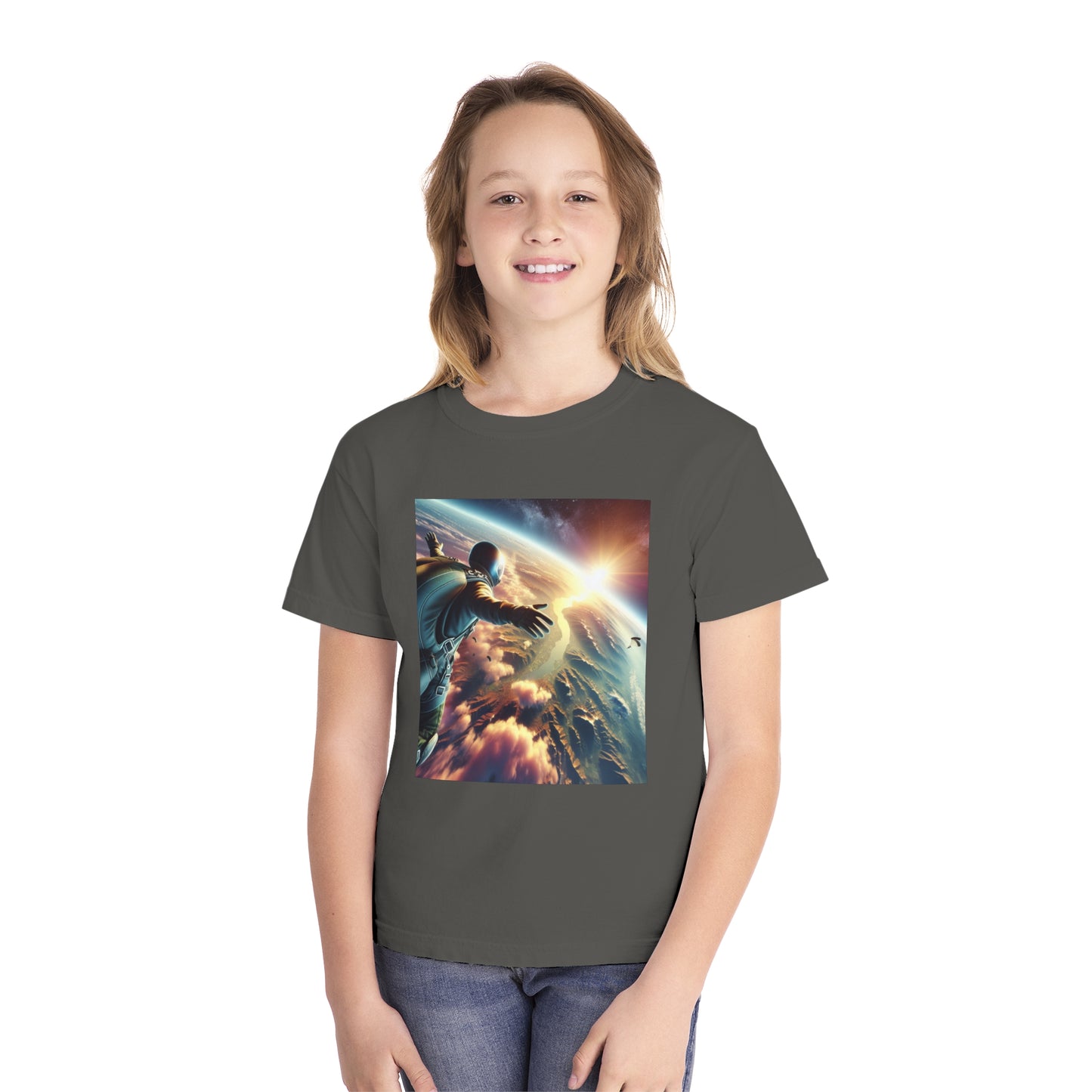 Sky Diving Youth Midweight Tee