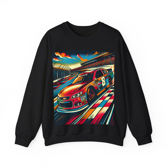 Race Car Crewneck Sweatshirt | Racing Apparel, Unisex Sweatshirt, Nascar Gift, Motorsports Clothing, Car Enthusiasts Sweatshirt