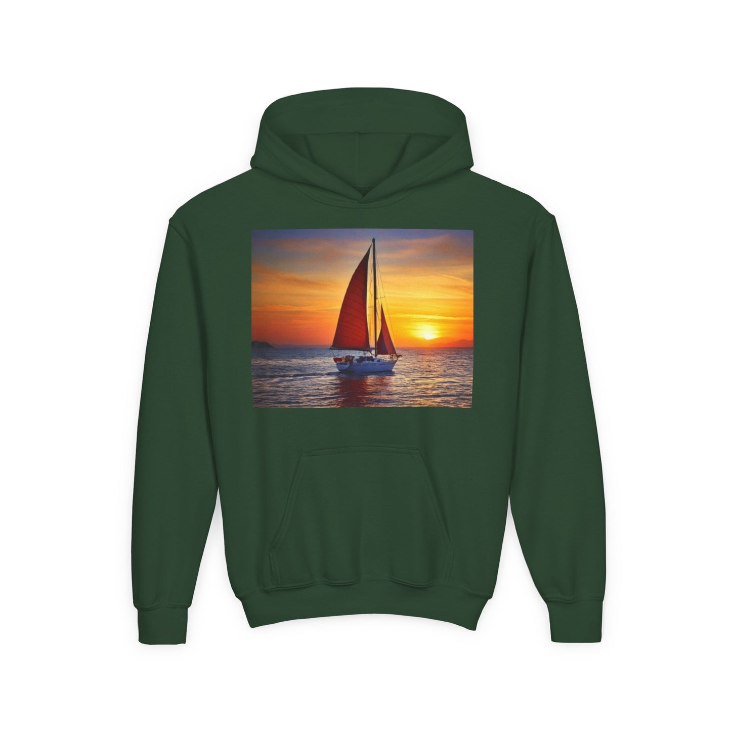 Sailing Youth Hoodie - Heavy Blend Sweatshirt