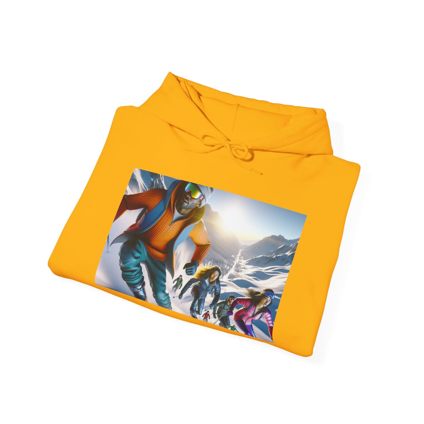 Skiing Unisex Hoodie - Sports Team Vibes