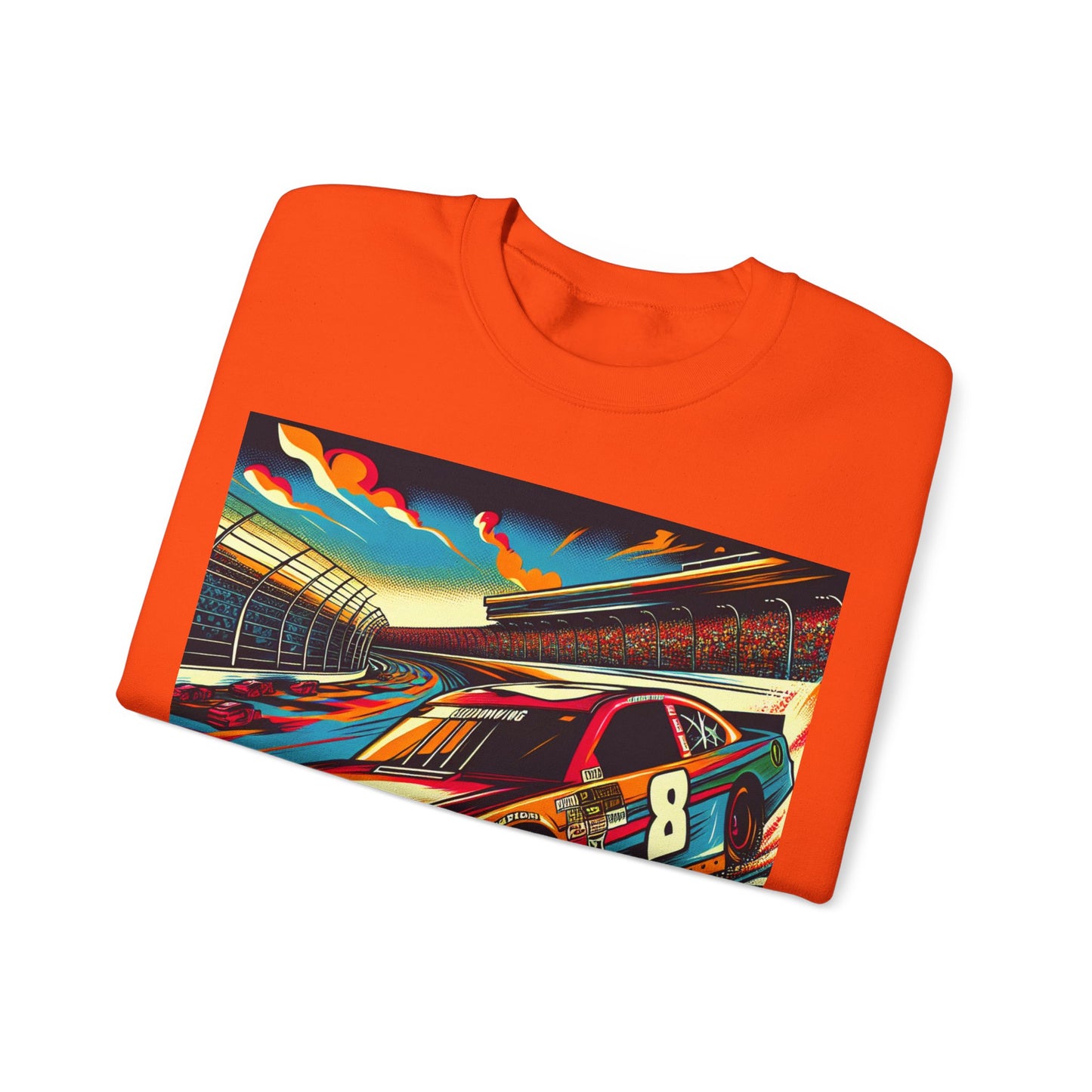 Race Car Crewneck Sweatshirt | Racing Apparel, Unisex Sweatshirt, Nascar Gift, Motorsports Clothing, Car Enthusiasts Sweatshirt