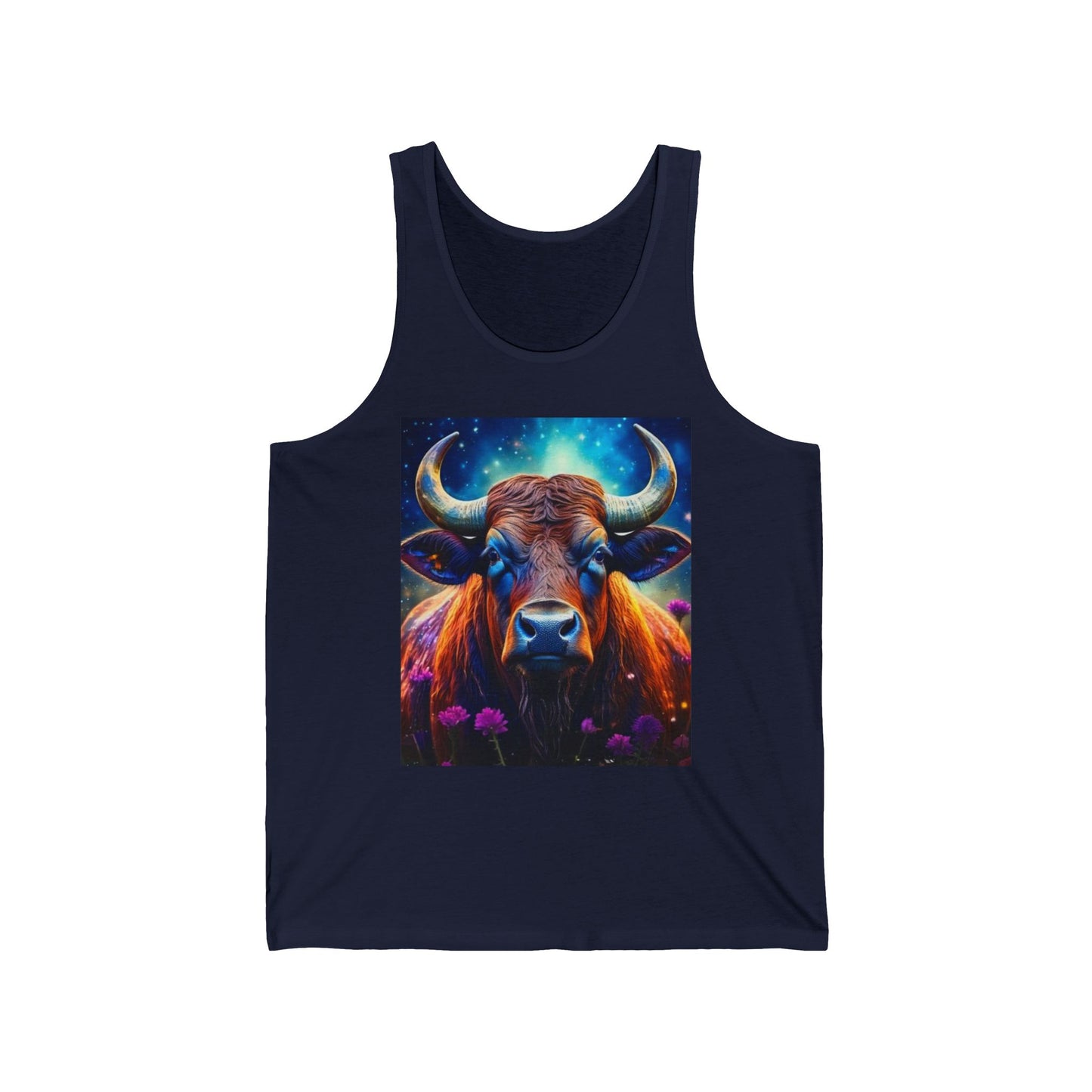 Taurus Unisex Jersey Tank Top - Perfect for Festivals & Casual Wear