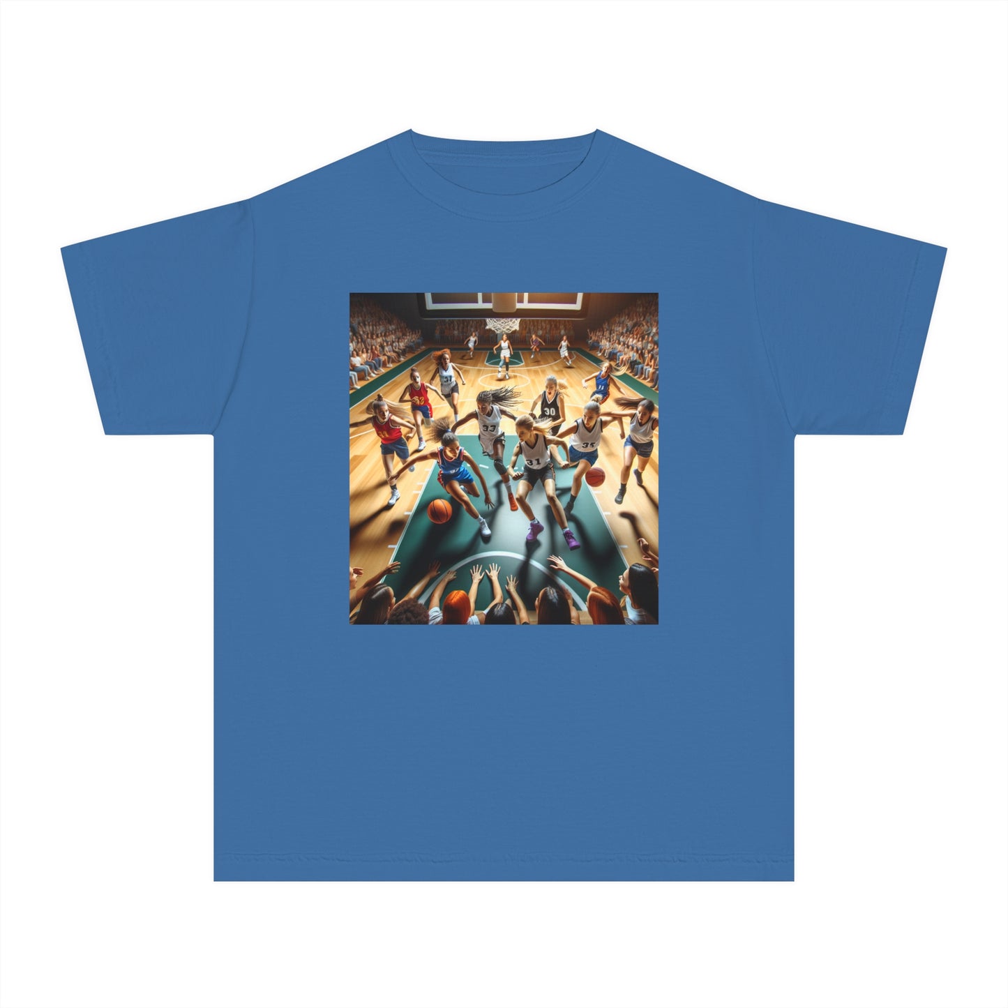 Basketball Youth Midweight Tee