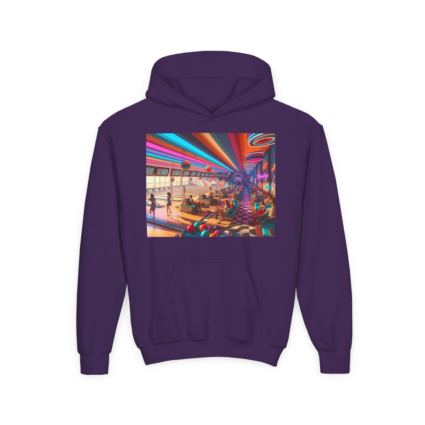 Bowling Youth Heavy Blend Hooded Sweatshirt