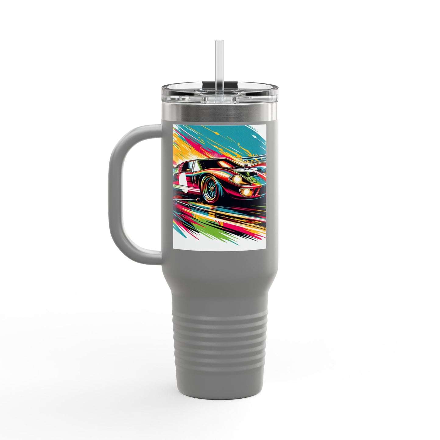 Vintage NASCAR Insulated Travel Mug, 40oz, Perfect for Fans, Sports Events, Coffee, Tea, Water