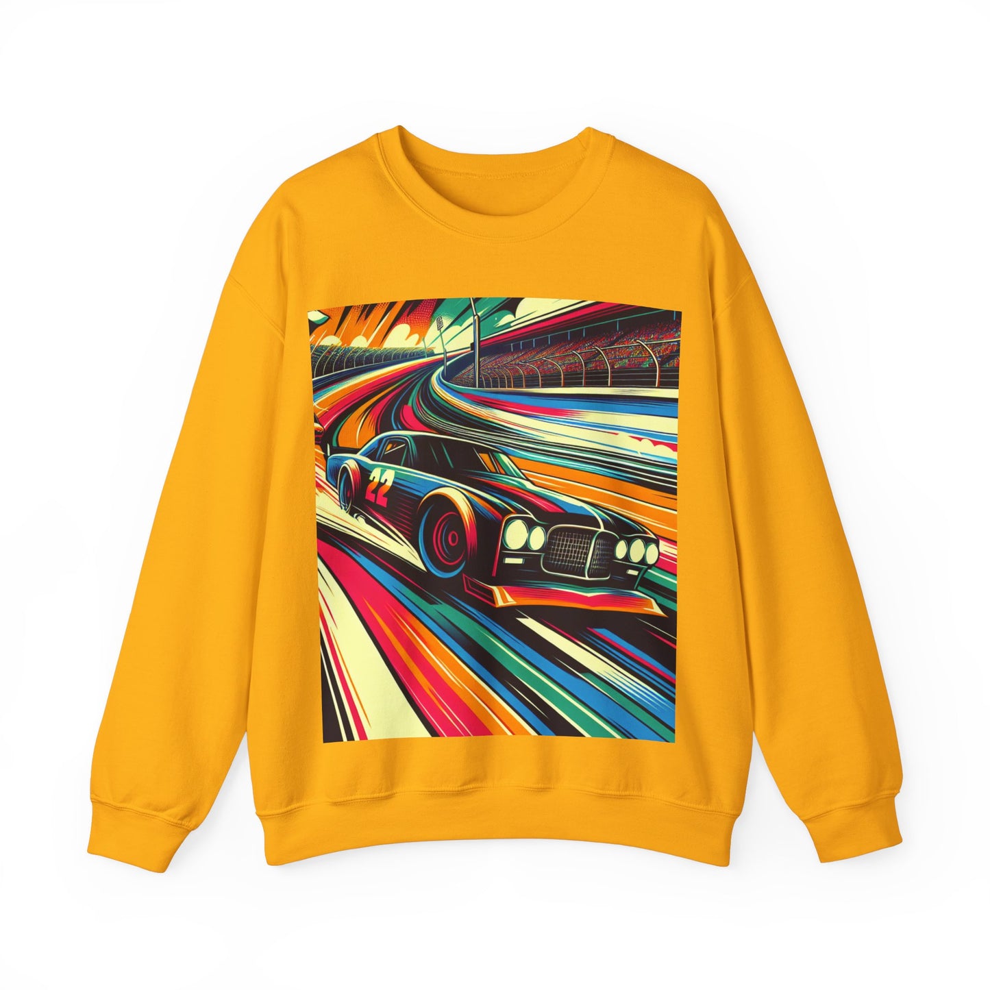 Race Car Crewneck Sweatshirt | Racing Apparel, Unisex Sweatshirt, NASCAR Gift, Motorsports Clothing, Car Enthusiasts Sweatshirt