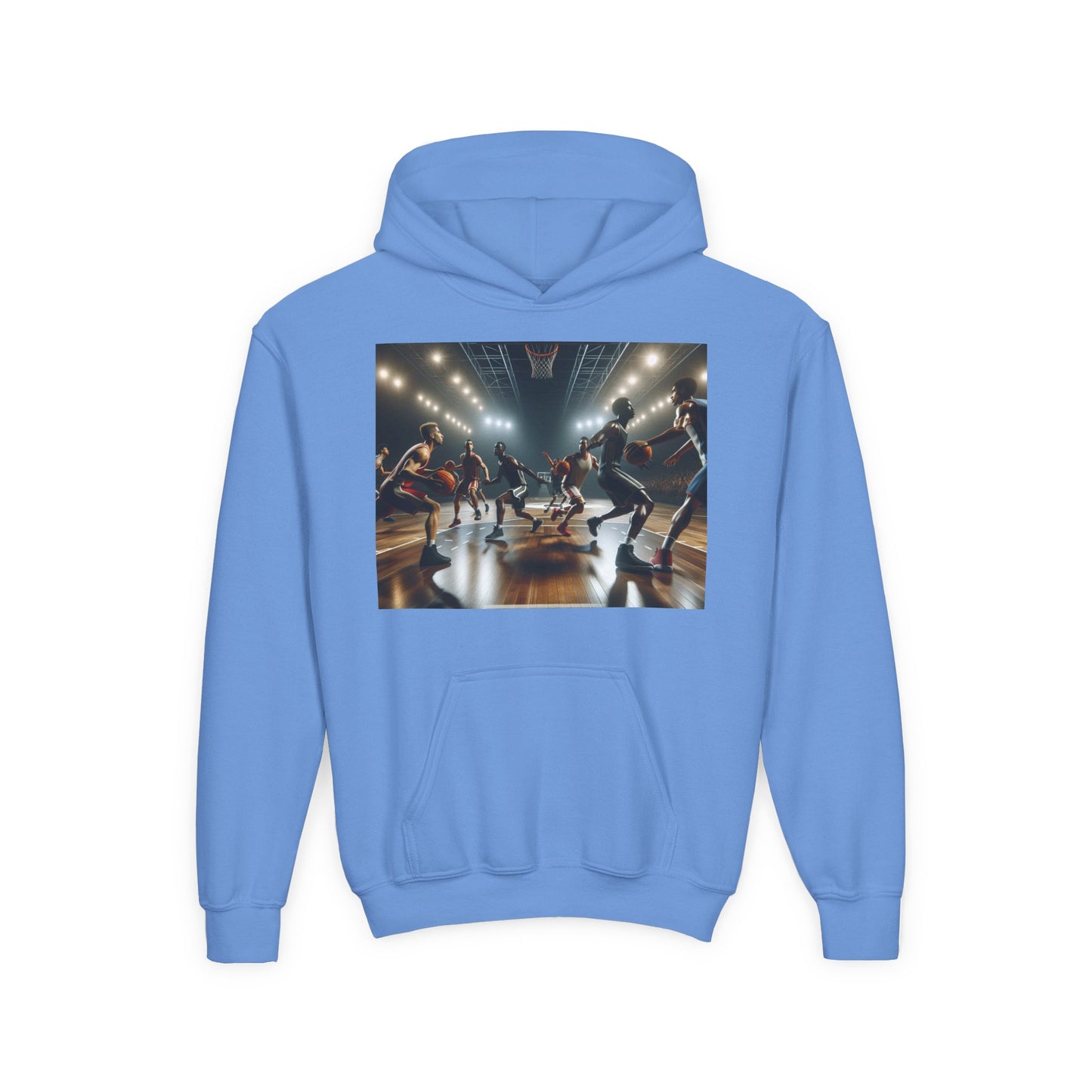 Basketball Youth Hoodie - Heavy Blend Sweatshirt