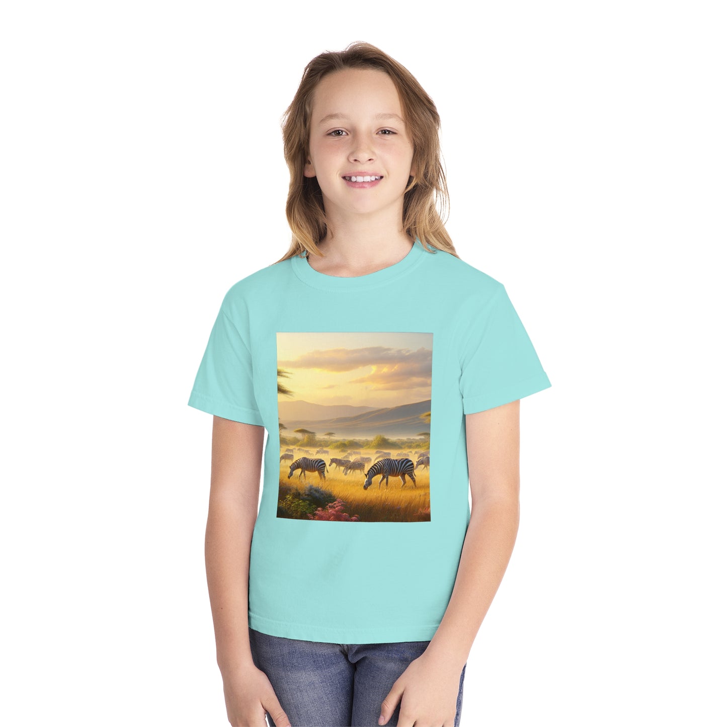 Zebras Youth Midweight Tee
