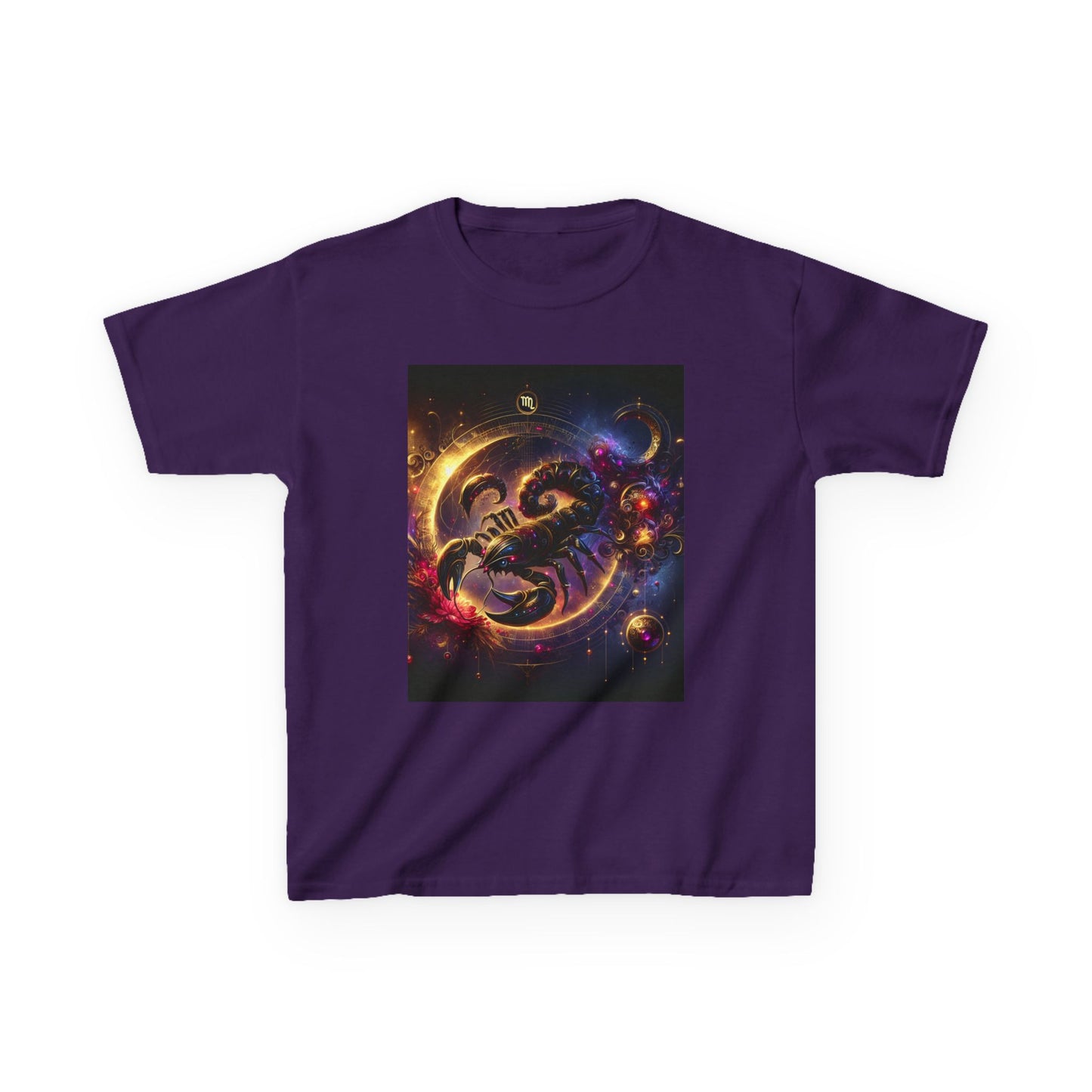 Scorpio  Horoscope Kids Tee - Cosmic Zodiac T-Shirt for Astrology Lovers, Birthday Gift, Everyday Wear, Reference Guide, Unique Design