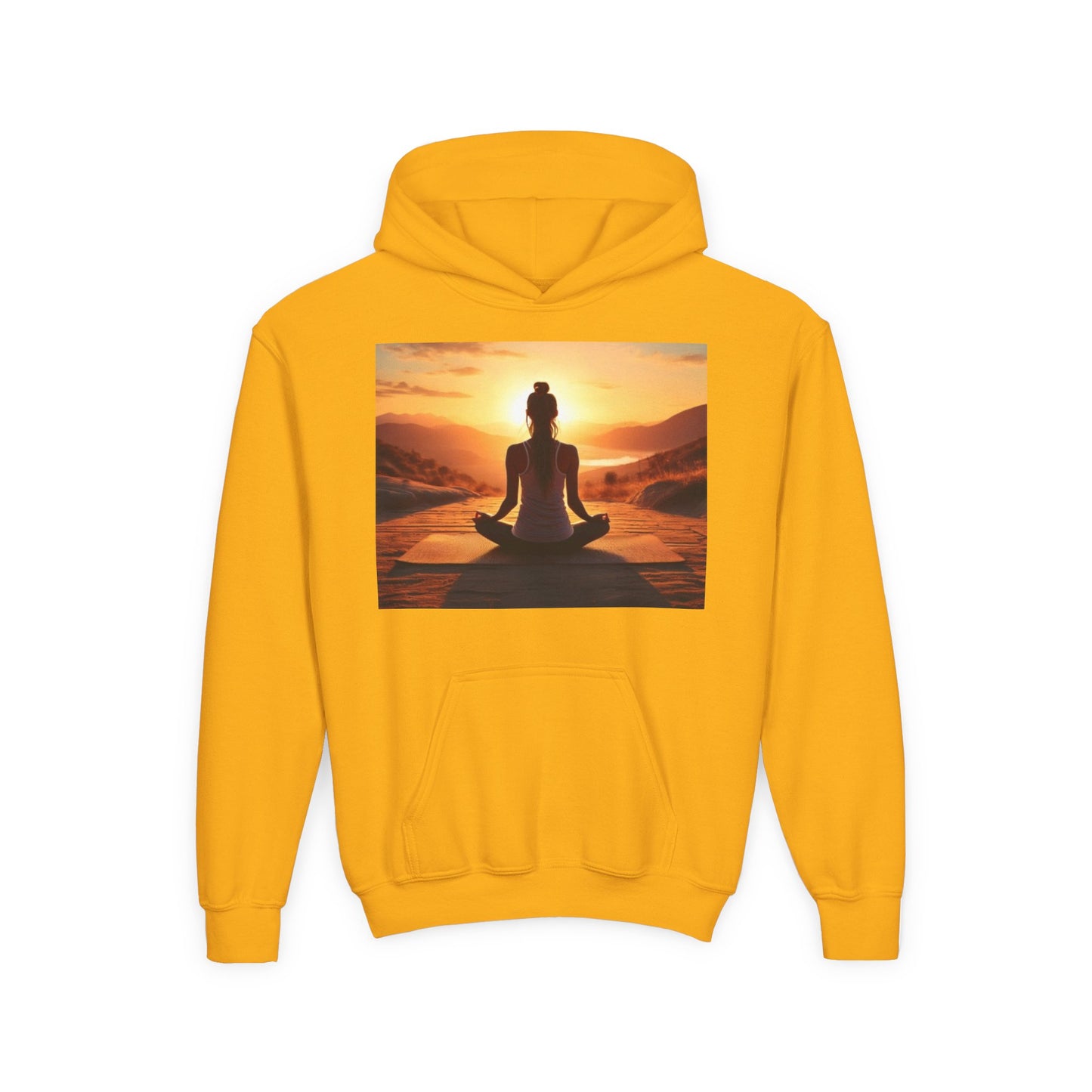 Yoga Youth Hoodie - Heavy Blend Sweatshirt