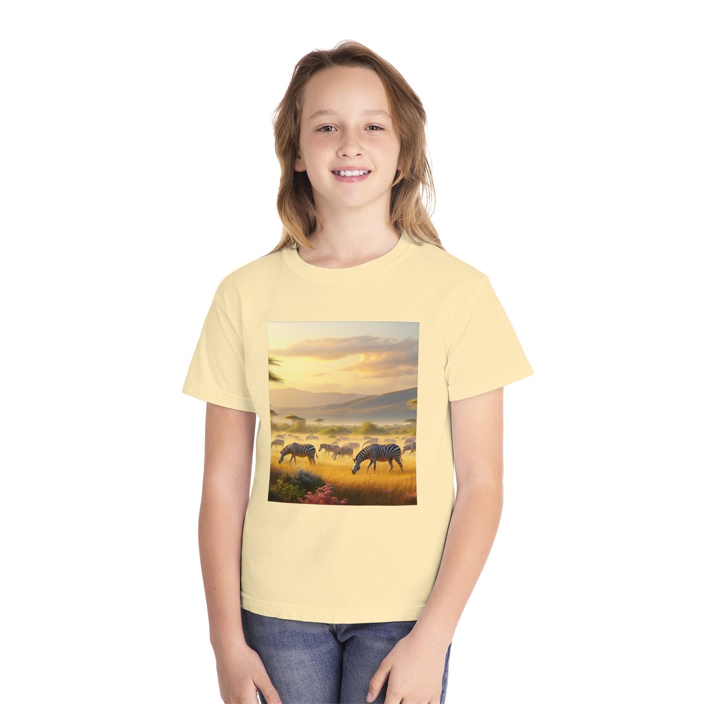 Zebras Youth Midweight Tee