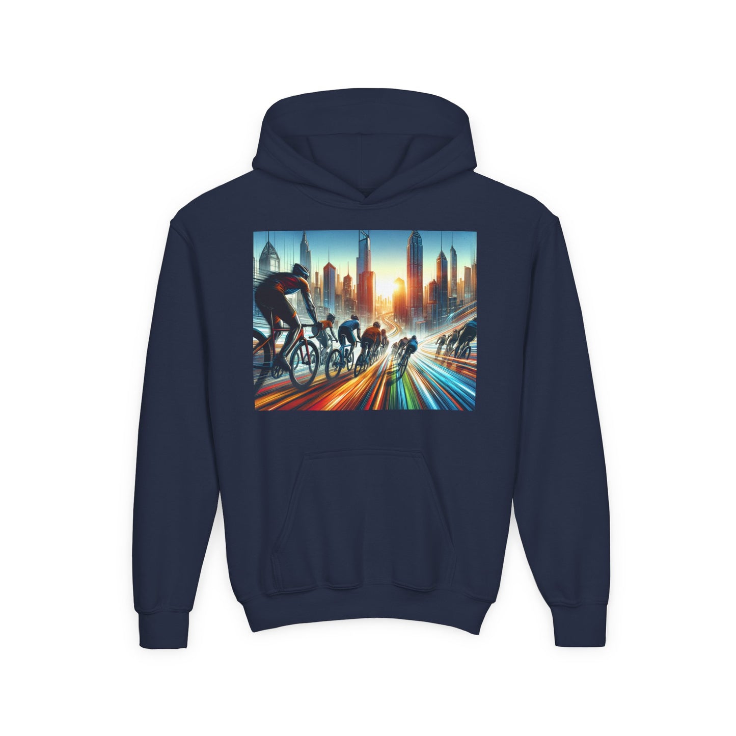Cycling Youth Hoodie - Heavy Blend Sweatshirt
