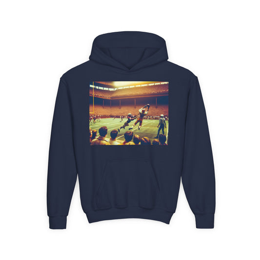 Football Youth Hoodie - Heavy Blend Sweatshirt