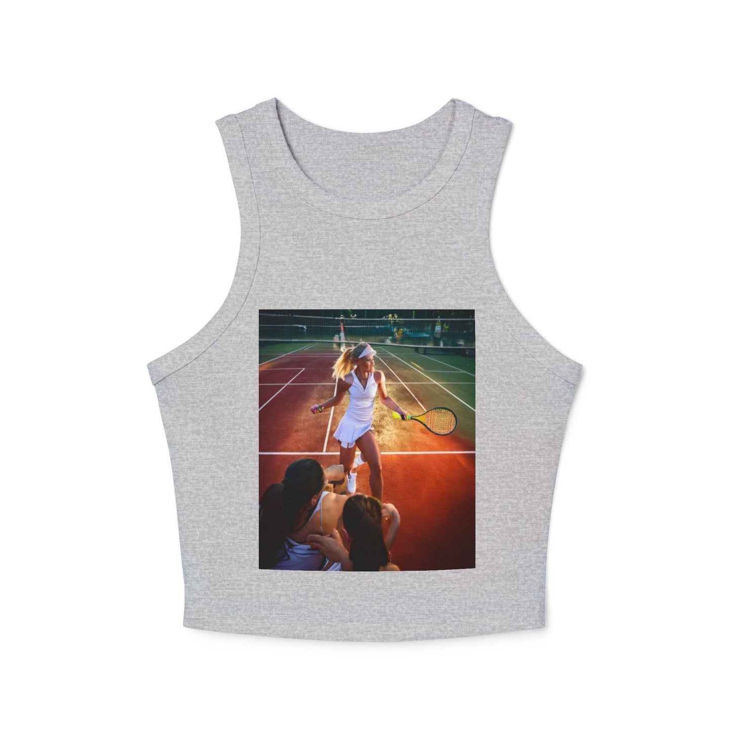 Tennis Women's Micro Rib Racer Tank Top