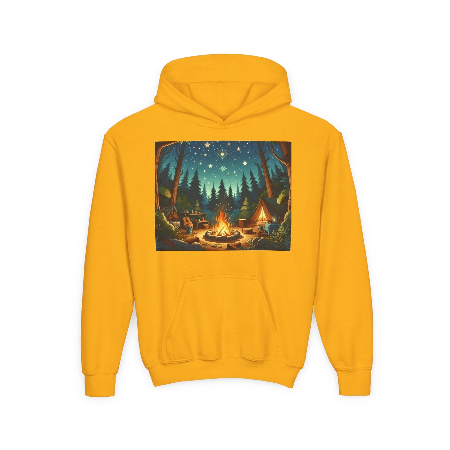 Camping Youth Hoodie - Heavy Blend Sweatshirt