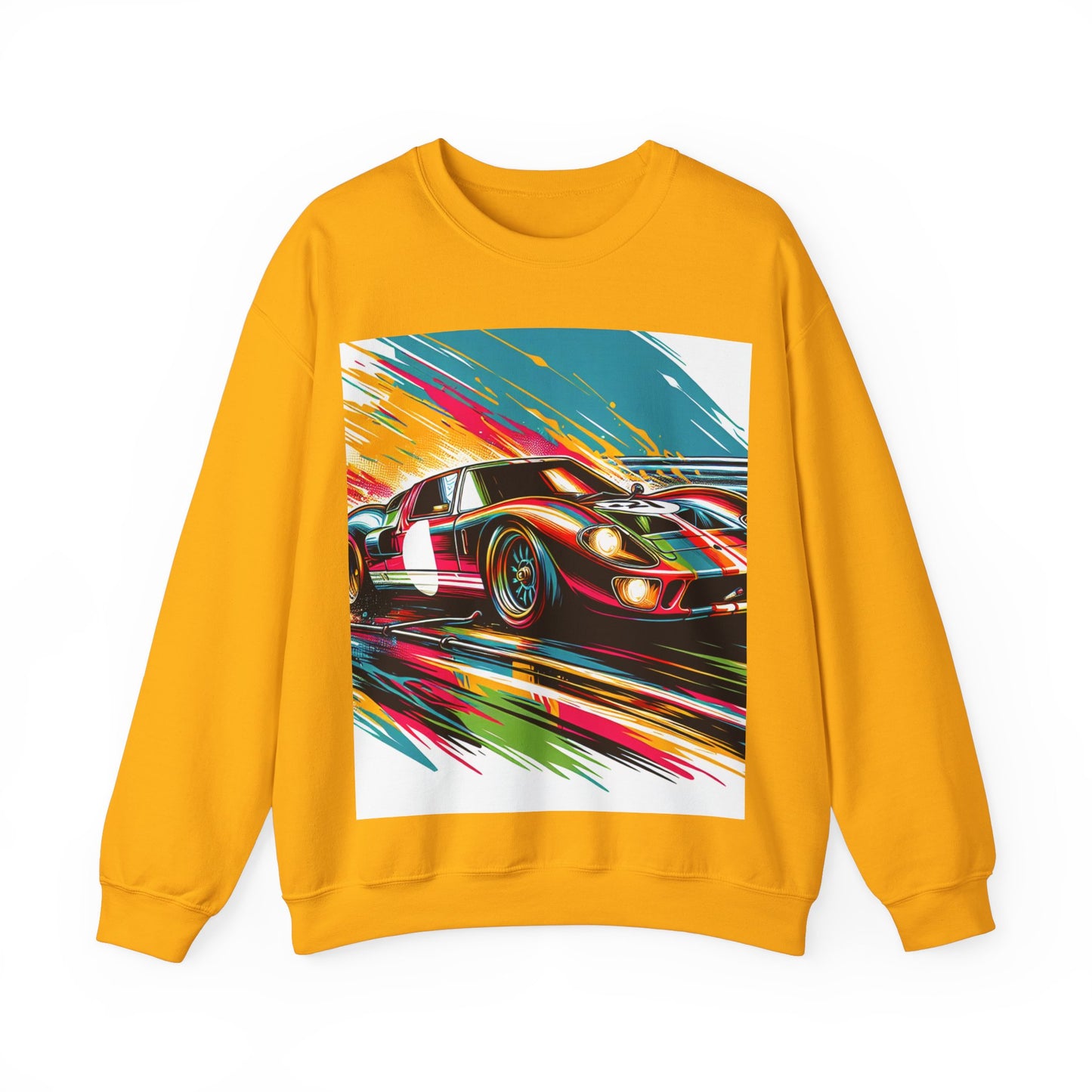 Race Car Crewneck Sweatshirt | Racing Apparel, Unisex Sweatshirt, Nascar Gift, Motorsports Clothing, Car Enthusiasts Sweatshirt